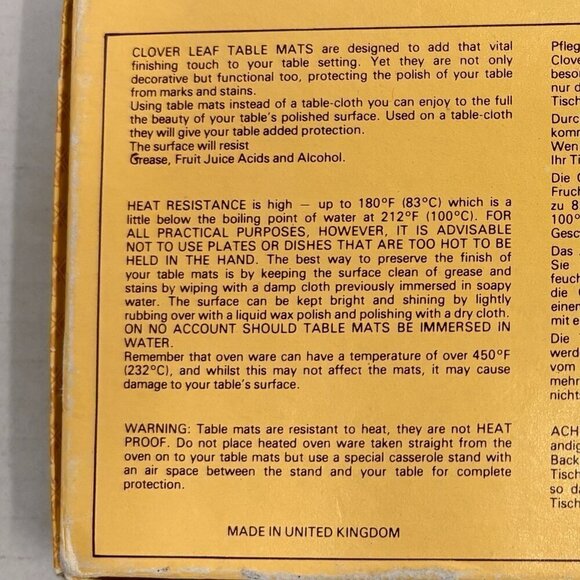 Clover Leaf Cork Coasters w/Box LCC61 Made in England Don Vaughan Landscapes VTG - Picture 5 of 6
